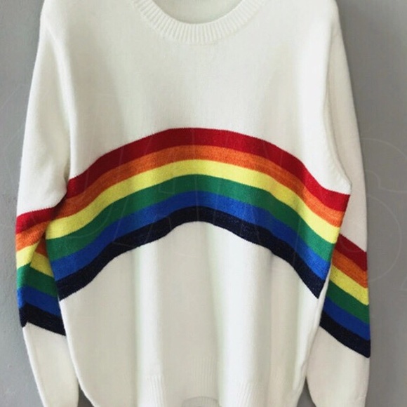 Rainbow Sweater Top - Picture 3 of 5